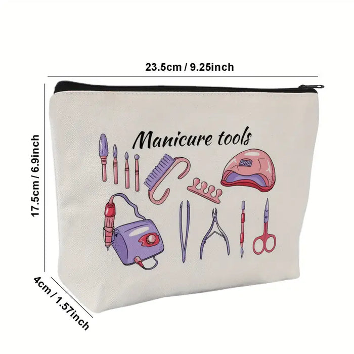 Manicure Tools Organizer Pouch