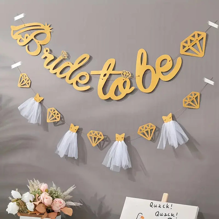 “Bride to Be” Bridal Shower Banner