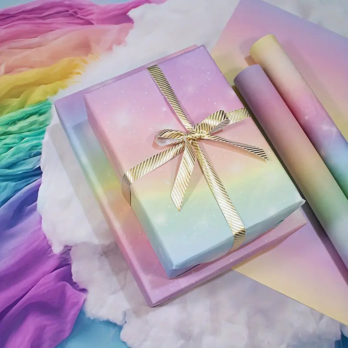 Rainbow Matte Gift Wrap Paper