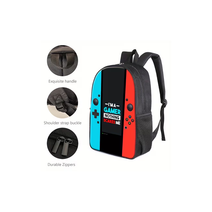 Gaming Theme Backpack Set (3PCS)