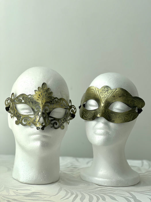 Masquerade Ball Couple Masks Set of 2