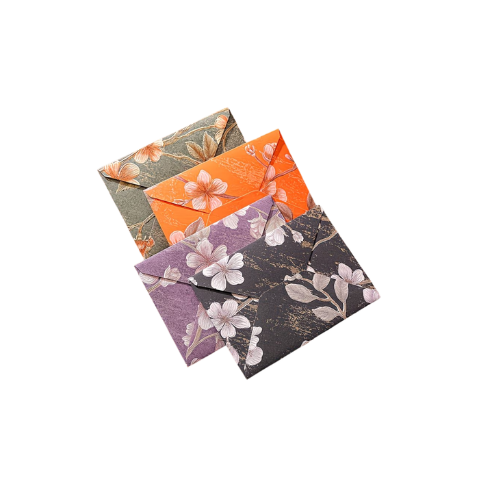 Elegant Floral Brocade Envelopes