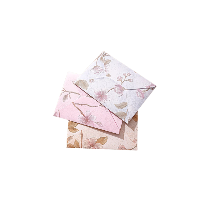 Elegant Floral Brocade Envelopes