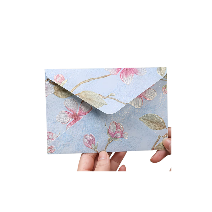 Elegant Floral Brocade Envelopes