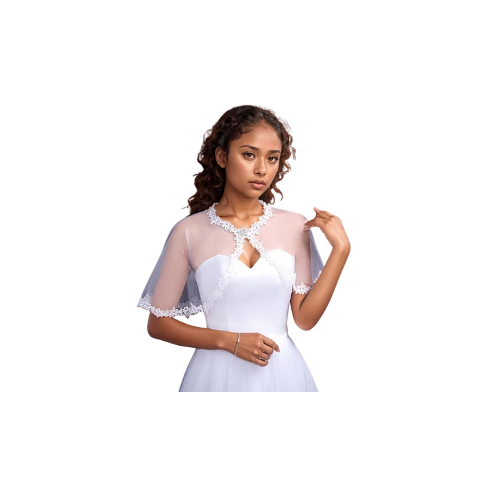 Women’s Lace Bridal Shawl Cape