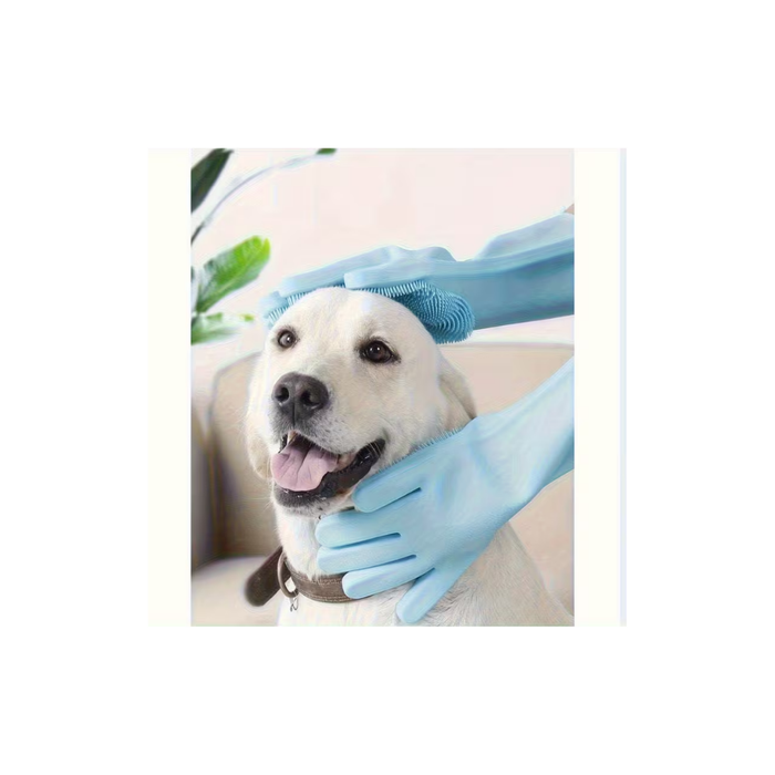 Pet Bath & Massage Gloves for Dogs &Cats