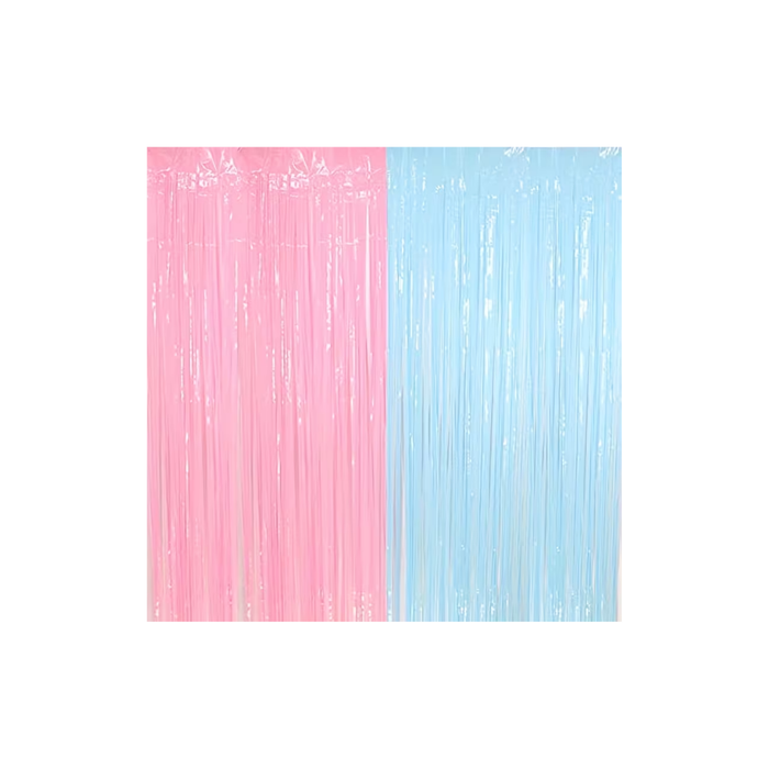 Pink & Blue Tassel Backdrop Set (2PCS)