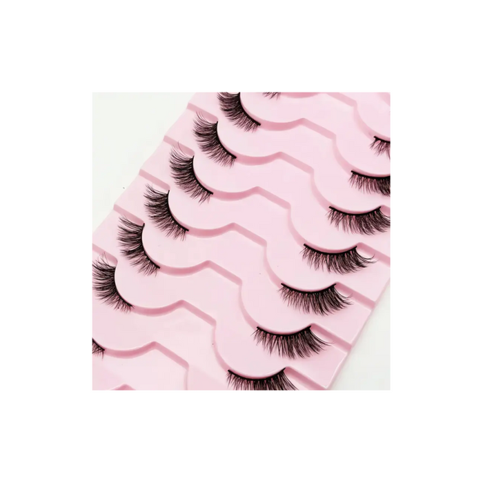 10 Pairs Fox Eye False Eyelashes