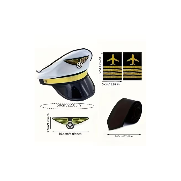 Pilot Costume Accessories Set