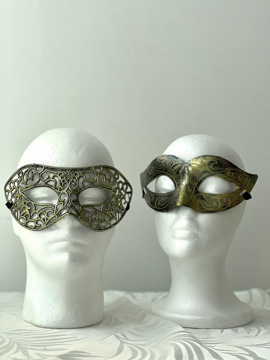 Masquerade Ball Couple Masks Set of 2