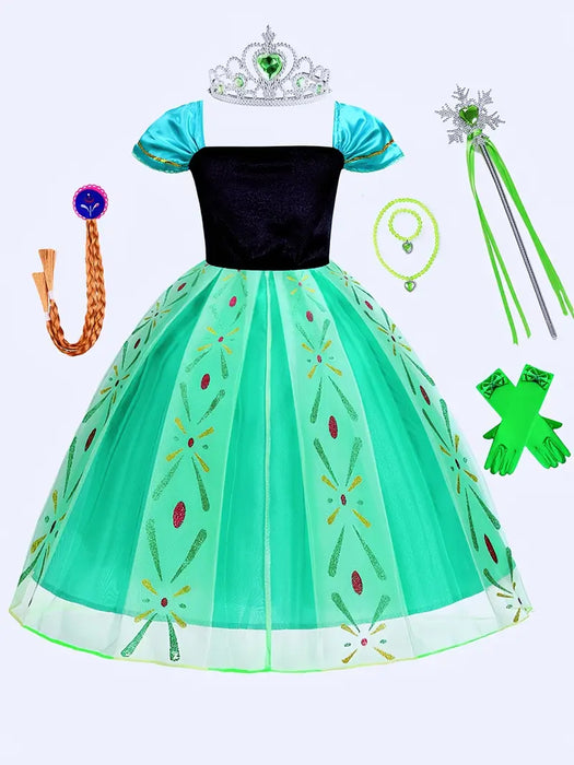 Enchanted Emerald Princess Costume Set