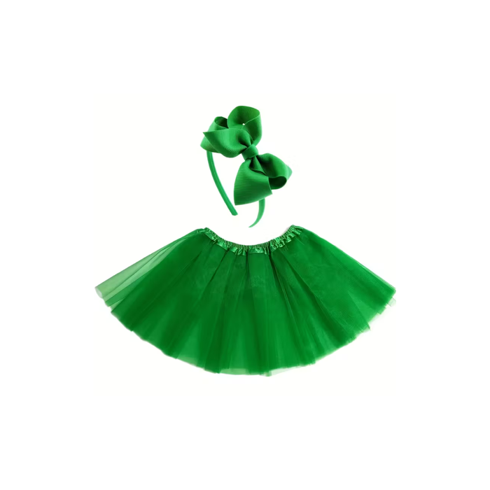 Girls’ 2pcs Tutu Skirt & Bow Headband Set