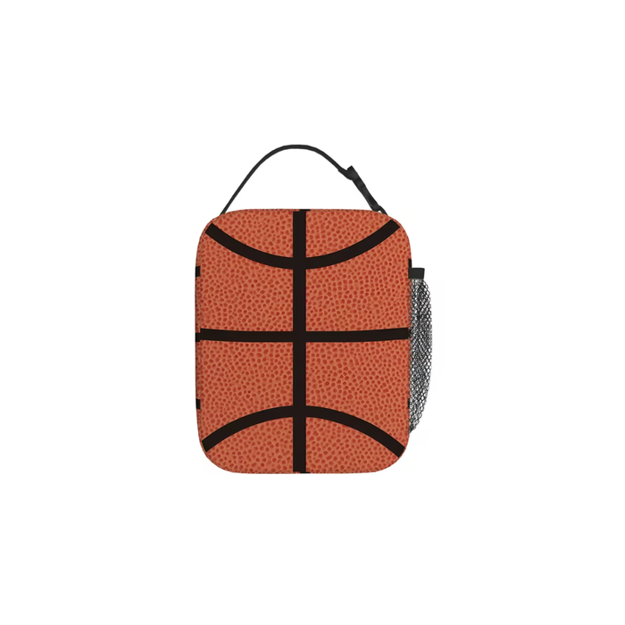 Basketball Print Insulated Thermal Lunch Bag