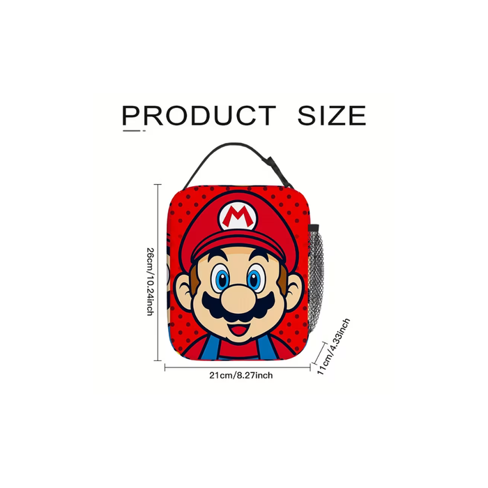 Mario Character Insulated Thermal Lunch bag