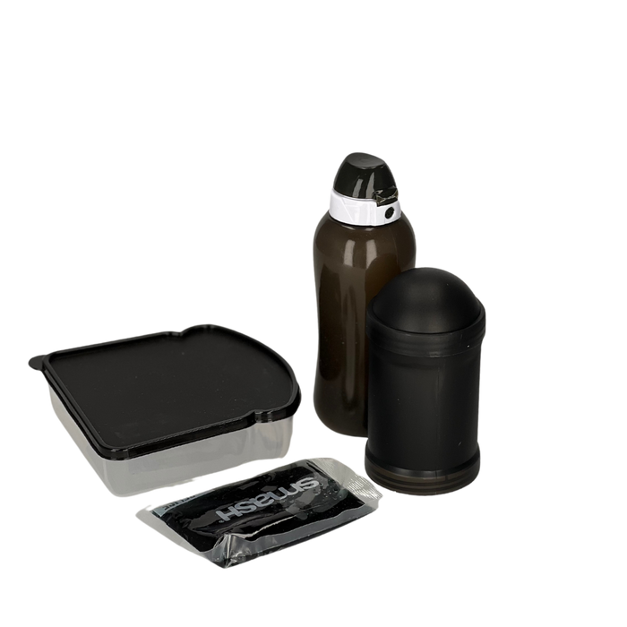Lunch Bag 5 Pcs Set - Black