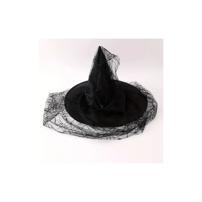 Witch Hat with Spider Web for Halloween