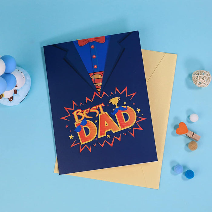 Super Dad 3D Pop-Up Card