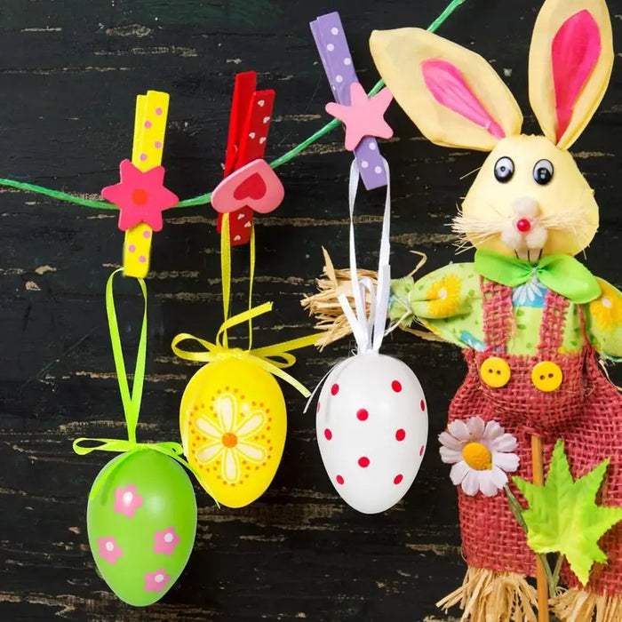 Easter Charm Hanging Egg 12pcs Set