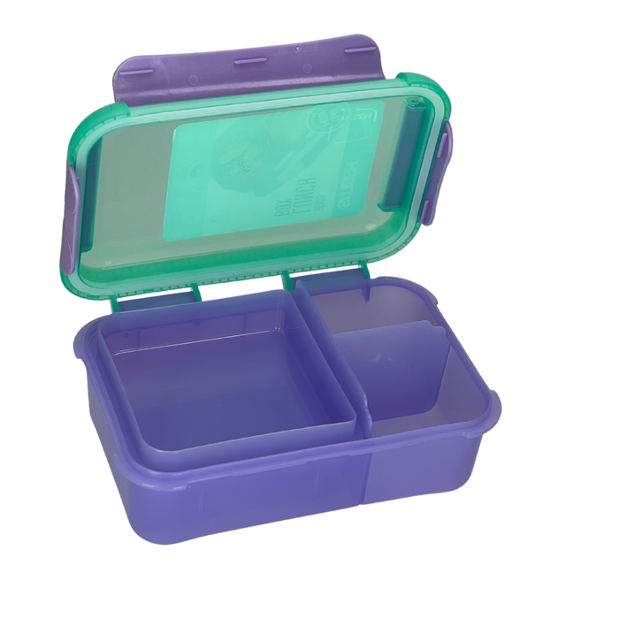 Bento Purple/Green Lunch Box 1600ml