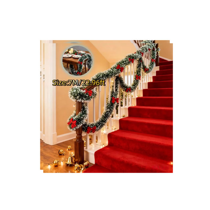 Decorative Flower Garland Holiday Season-7m