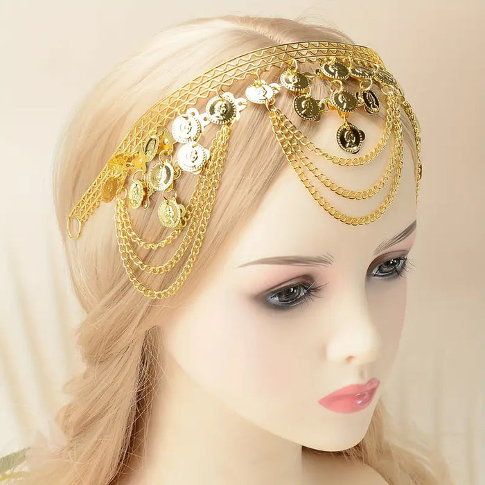 Golden Luxury Ethnic Headdress