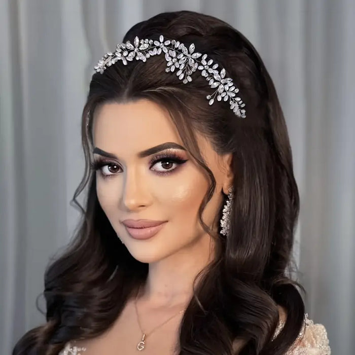 Rhinestone Silvery Bridal Headband