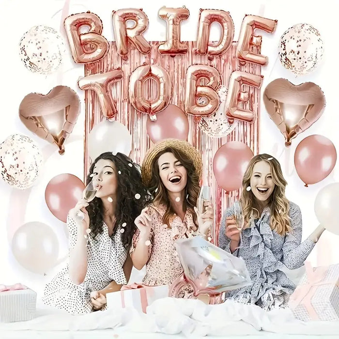 Glam Bachelorette Bride-To-Be Party Set – 39pcs