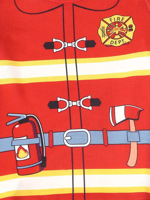 Junior Firefighter Costume Suit for Boys