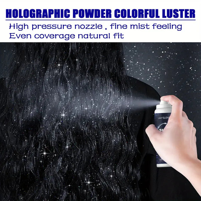 Silver Hair and Body Glitter Makeup Spray 60ml