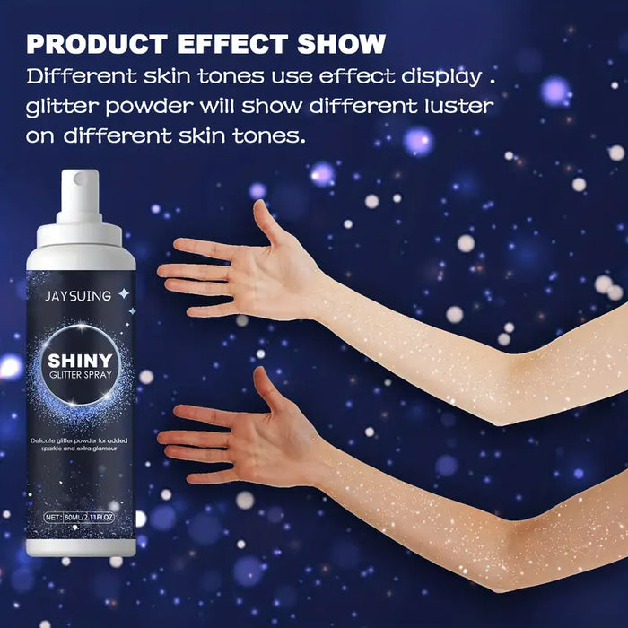 Silver Hair and Body Glitter Makeup Spray 60ml