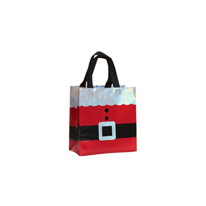 Festive Christmas Gift Bags with Handles-5pcs
