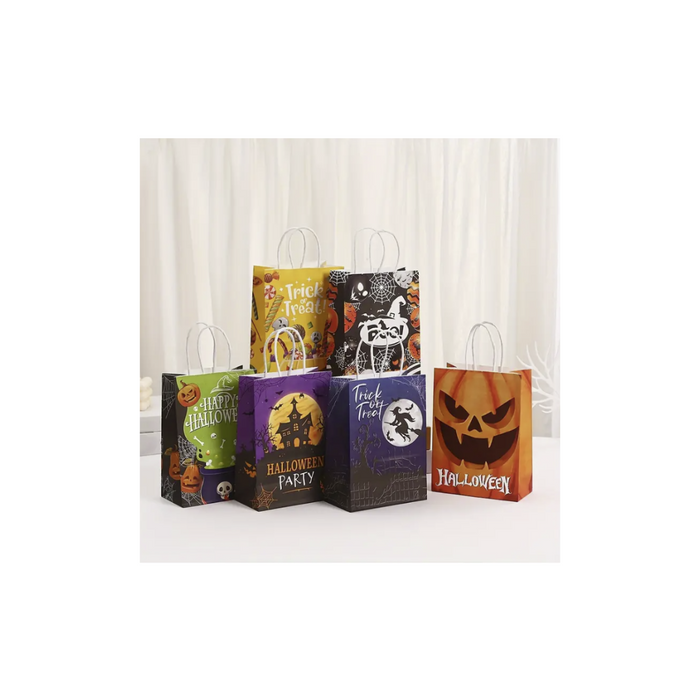6 pcs Halloween Gift Bags 6  أكياس هدايا هالوين