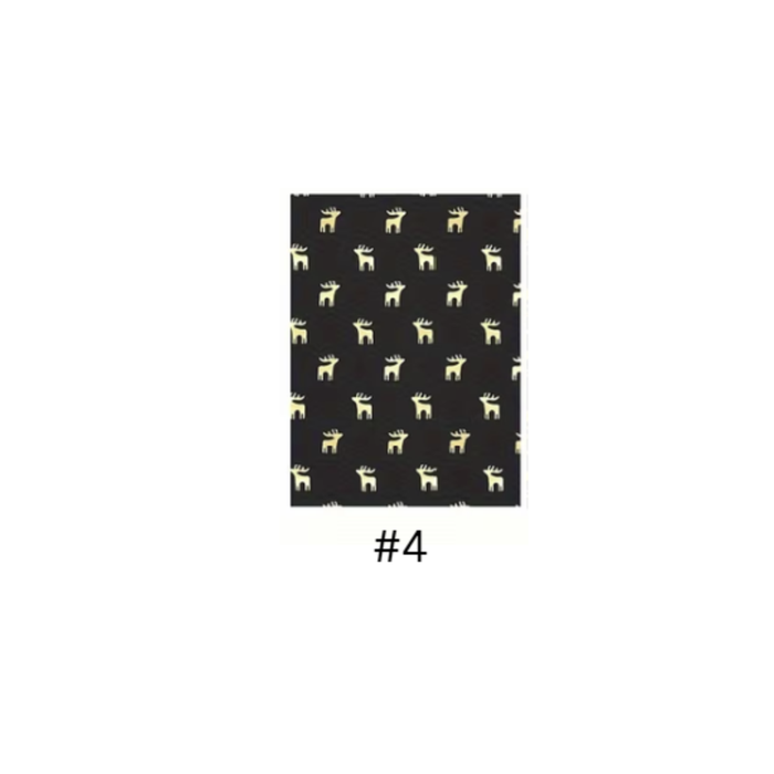 Black & Gold Christmas Wrapping Paper 1pcs