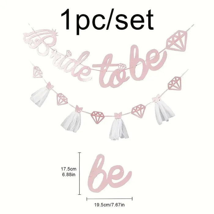 “Bride to Be” Bridal Shower Banner