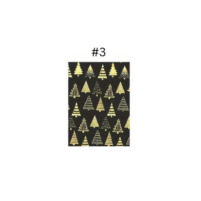Black & Gold Christmas Wrapping Paper 1pcs