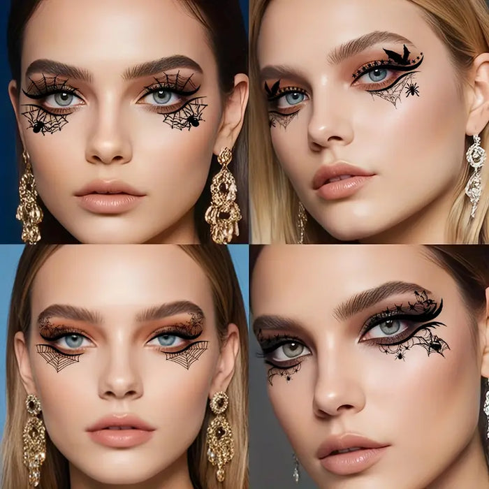 Halloween Eye Makeup Stickers 12pcs Set