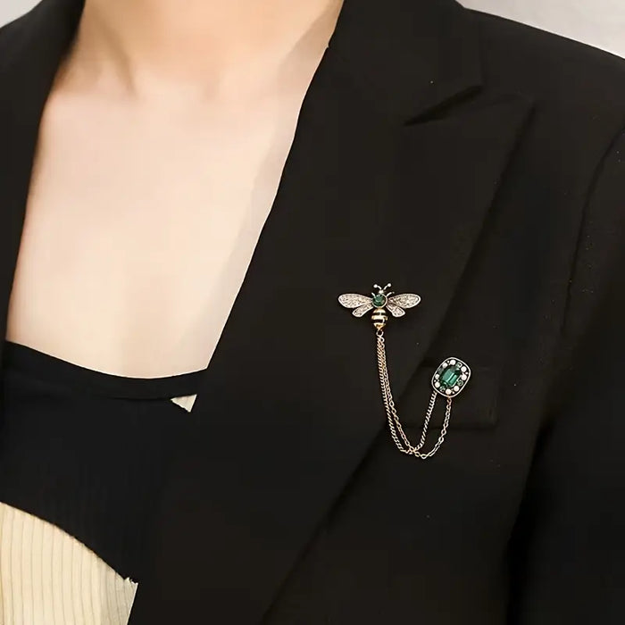 Queen Bee Chain Brooch