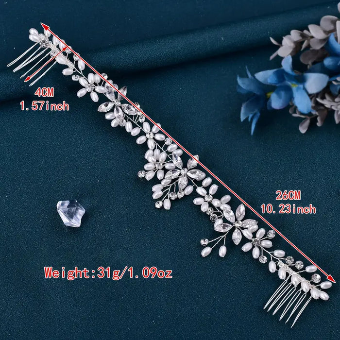 Rhinestone Silvery Bridal Headband