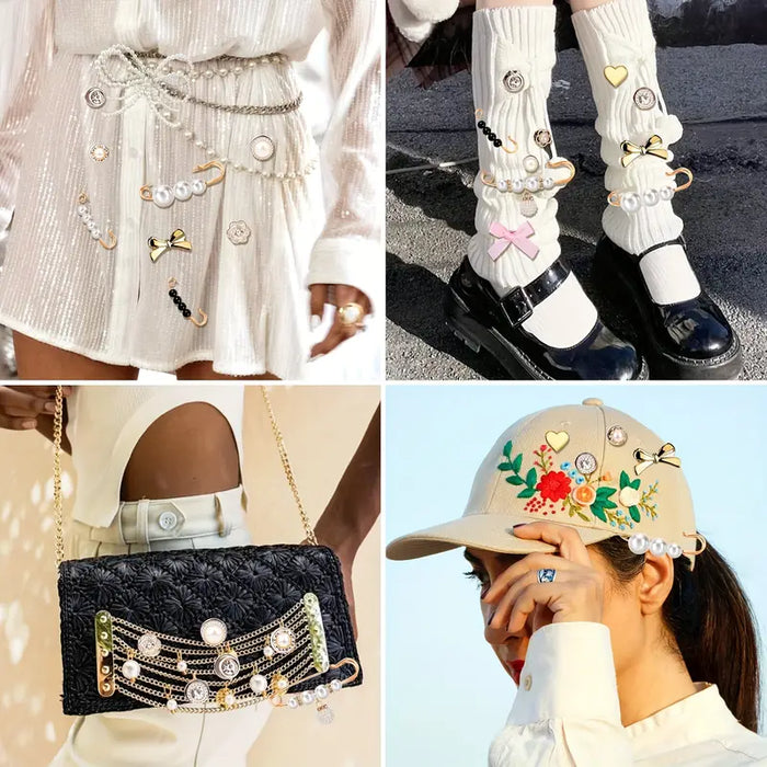 Rhinestone Decorative DIY Shoe Charm Accessories