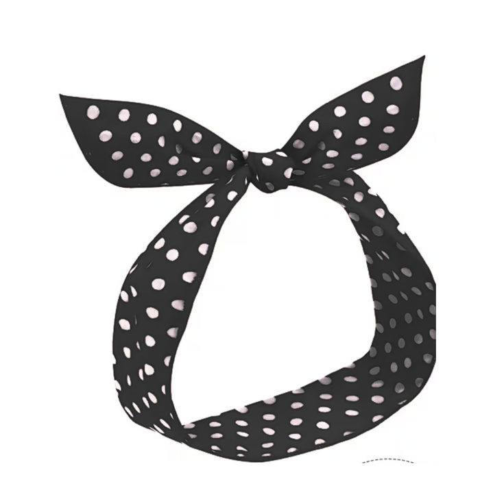 Retro Polka Dot Hair Band