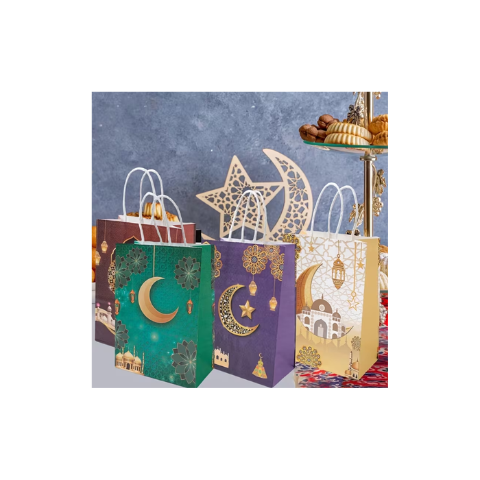 Moonlit Ramadan Gift Bags – 4pcs Set