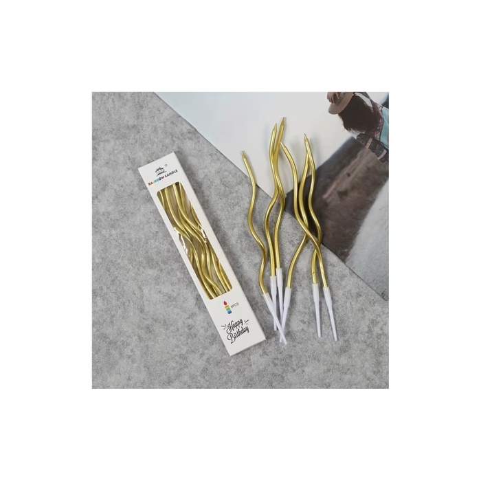 Curved Birthday Candles – Party Decoration