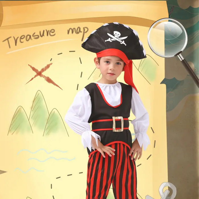 Buccaneer Pirate Costume for Boys