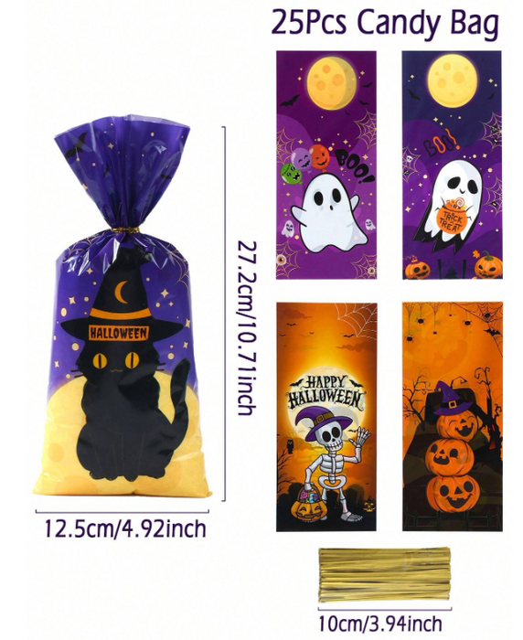 Halloween Candy Bags 25pcs