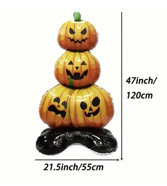 Halloween Pumpkin Scarecrow Balloon