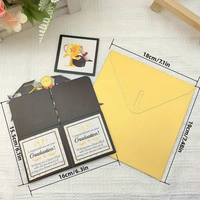 Happy Graduation 3D Pop Up Card