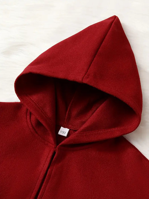 Scarlet Autumn & Winter Cloak for Girls