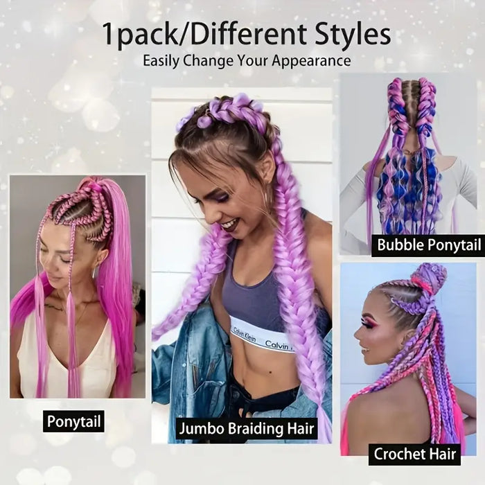 Violet Braiding Hair Extension 1PC