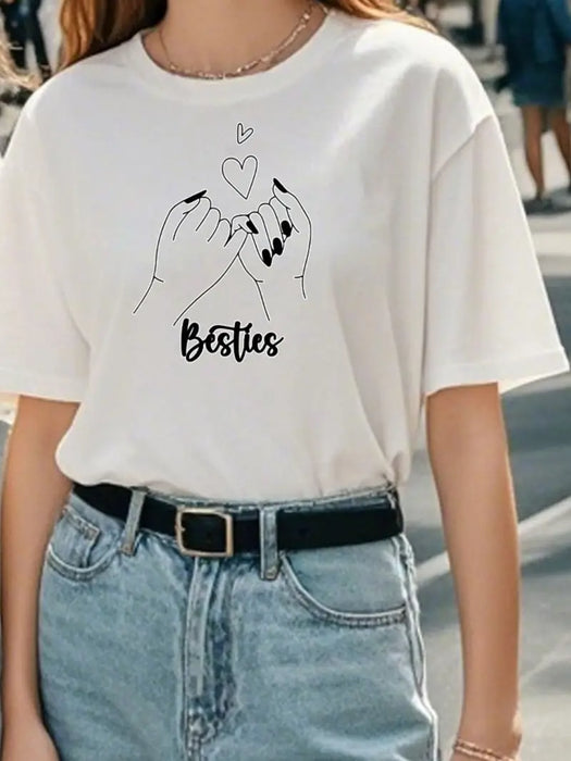 "Besties" Matching Duo T-Shirts
