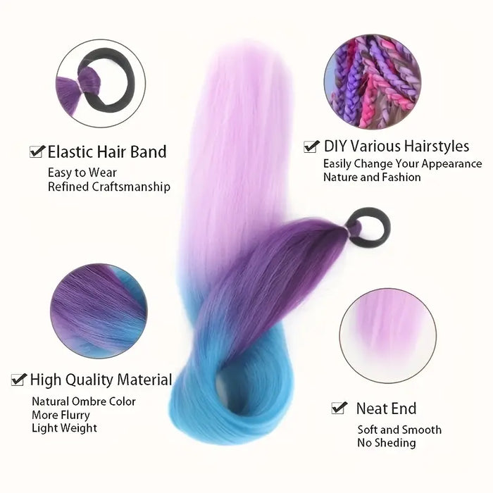 Violet Braiding Hair Extension 1PC
